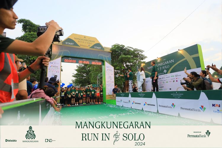 Race photo from Mangkunegaran Run 2024