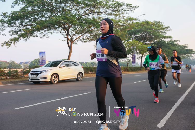 Race photo from BAF LIONS RUN 2024