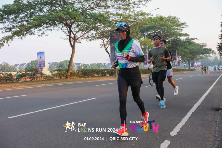 Race photo from BAF LIONS RUN 2024