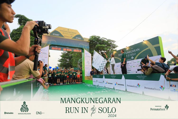 Race photo from Mangkunegaran Run 2024