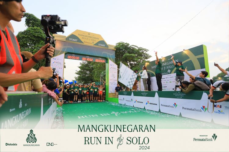 Race photo from Mangkunegaran Run 2024