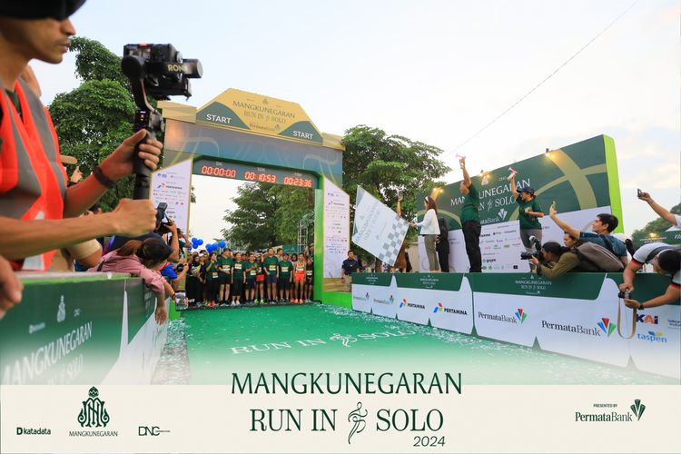 Race photo from Mangkunegaran Run 2024