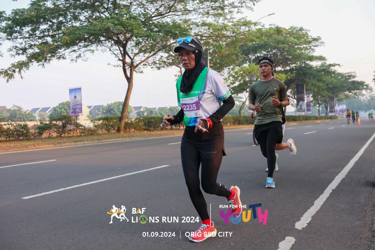 Race photo from BAF LIONS RUN 2024