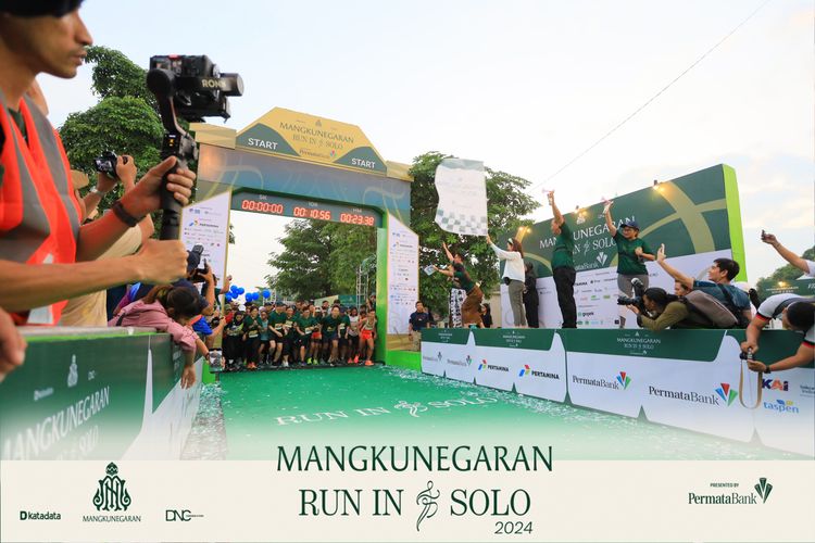 Race photo from Mangkunegaran Run 2024