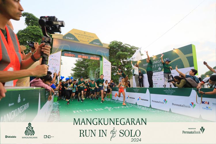 Race photo from Mangkunegaran Run 2024