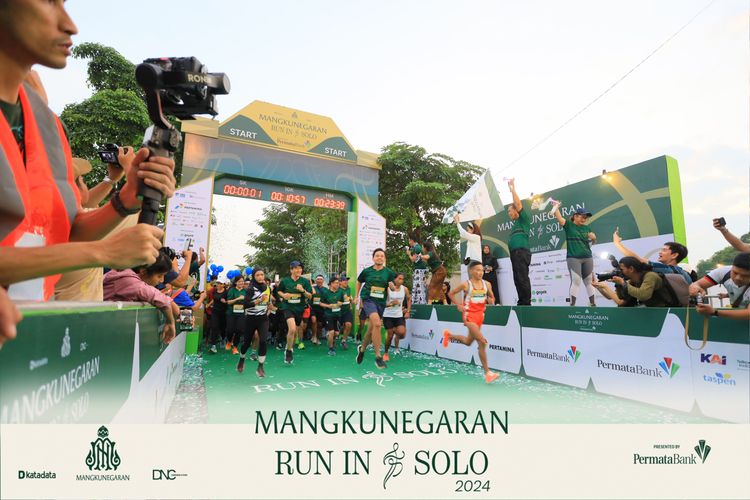Race photo from Mangkunegaran Run 2024