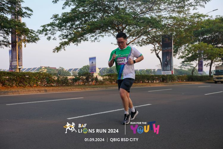 Race photo from BAF LIONS RUN 2024