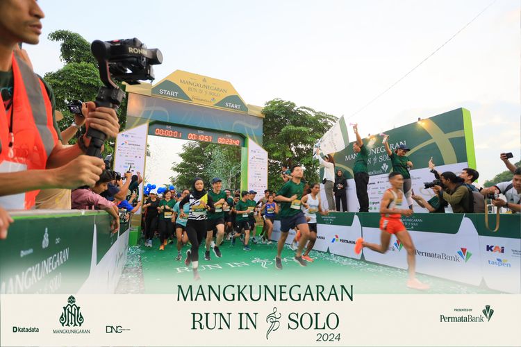 Race photo from Mangkunegaran Run 2024