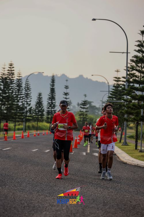 Race photo from CISANGKAN KBP CITY RUN 2025