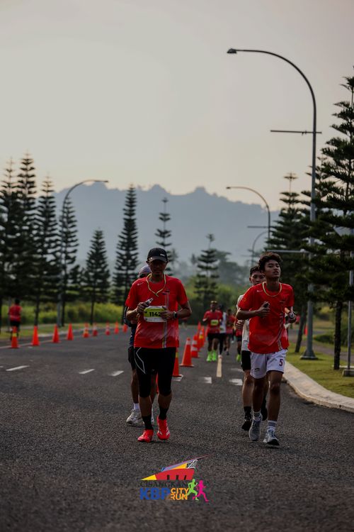 Race photo from CISANGKAN KBP CITY RUN 2025