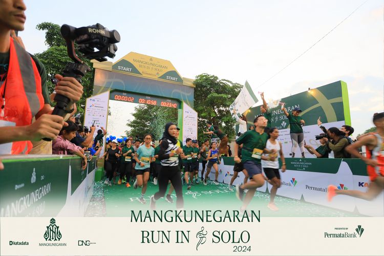 Race photo from Mangkunegaran Run 2024