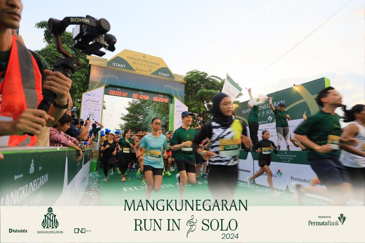Race photo from Mangkunegaran Run 2024
