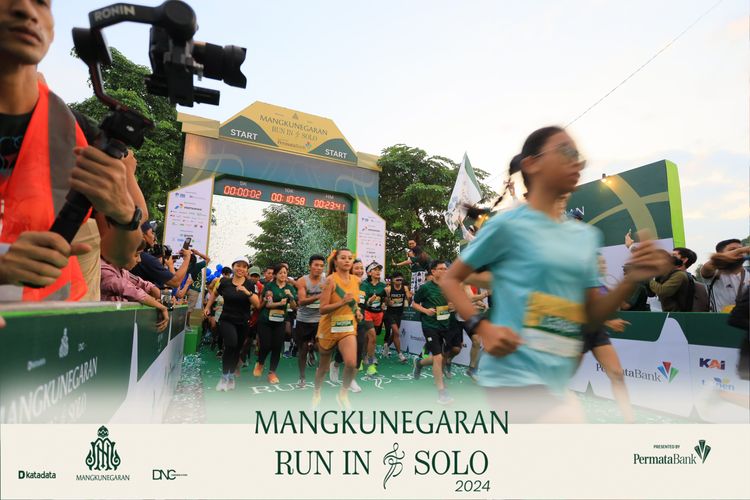 Race photo from Mangkunegaran Run 2024