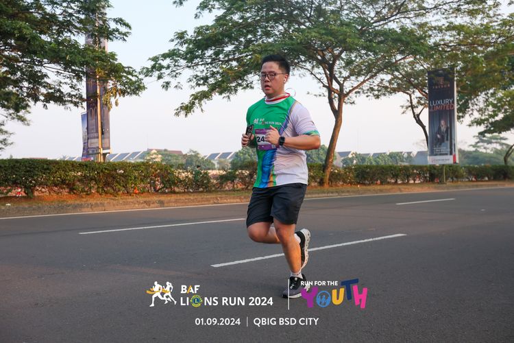 Race photo from BAF LIONS RUN 2024