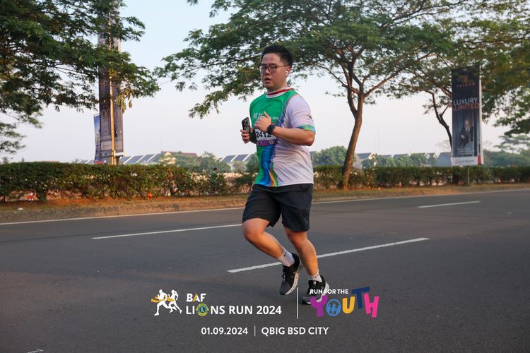 Race photo from BAF LIONS RUN 2024