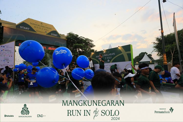 Race photo from Mangkunegaran Run 2024