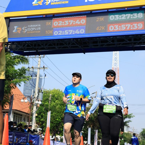 Race photo from SURABAYA ISOPLUS MARATHON 2026