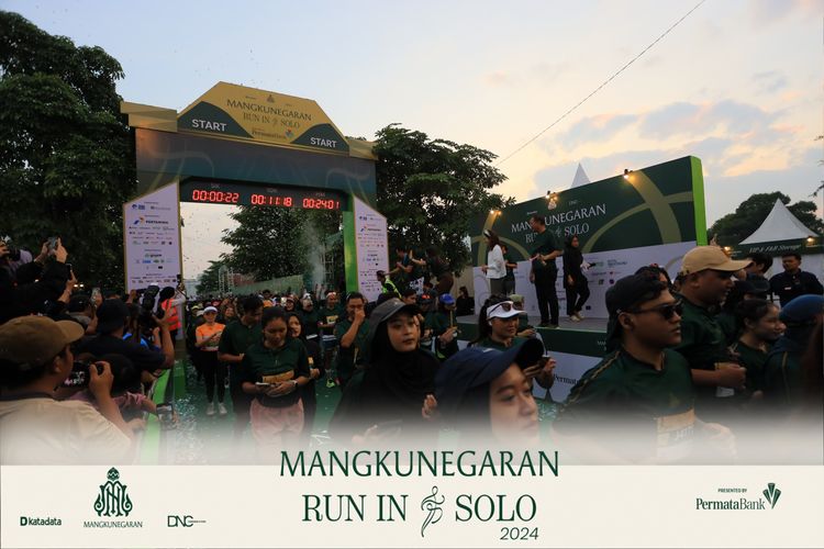 Race photo from Mangkunegaran Run 2024