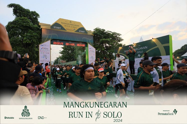 Race photo from Mangkunegaran Run 2024