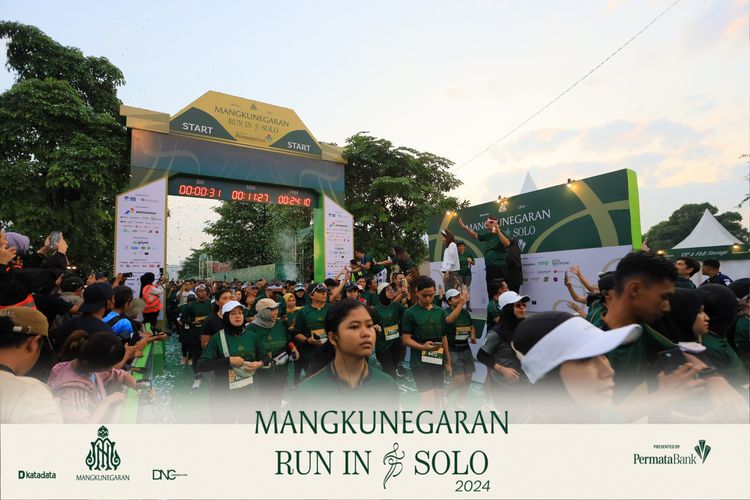 Race photo from Mangkunegaran Run 2024