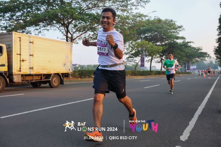 Race photo from BAF LIONS RUN 2024