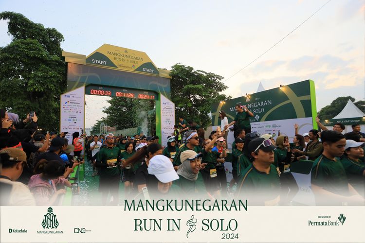 Race photo from Mangkunegaran Run 2024
