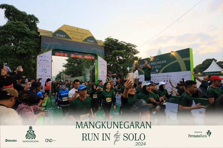 Race photo from Mangkunegaran Run 2024