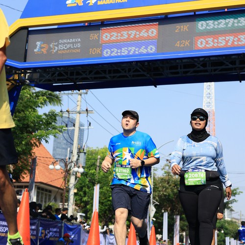 Race photo from SURABAYA ISOPLUS MARATHON 2026