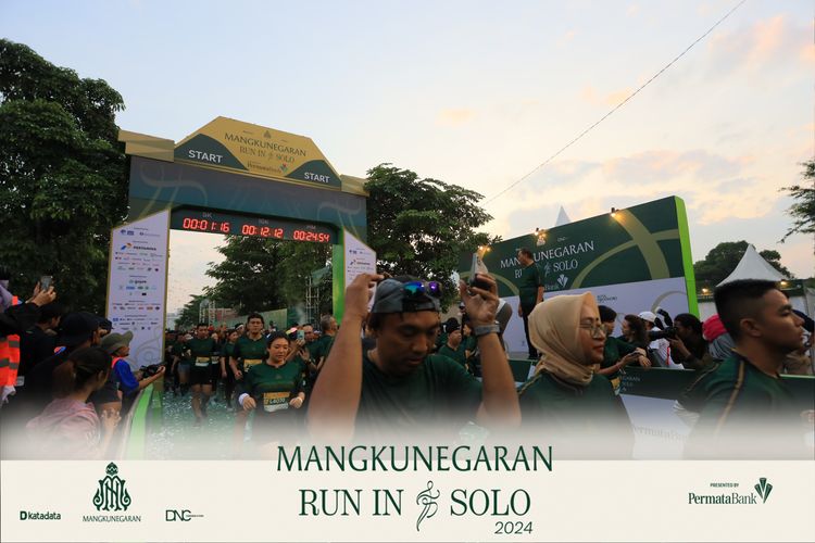 Race photo from Mangkunegaran Run 2024