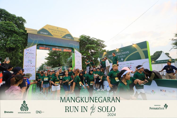 Race photo from Mangkunegaran Run 2024