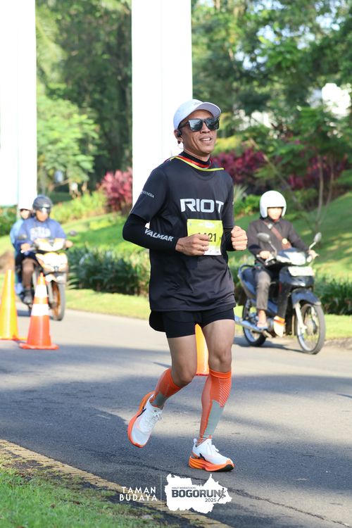 Race photo from Taman Budaya x BOGORUN 2025