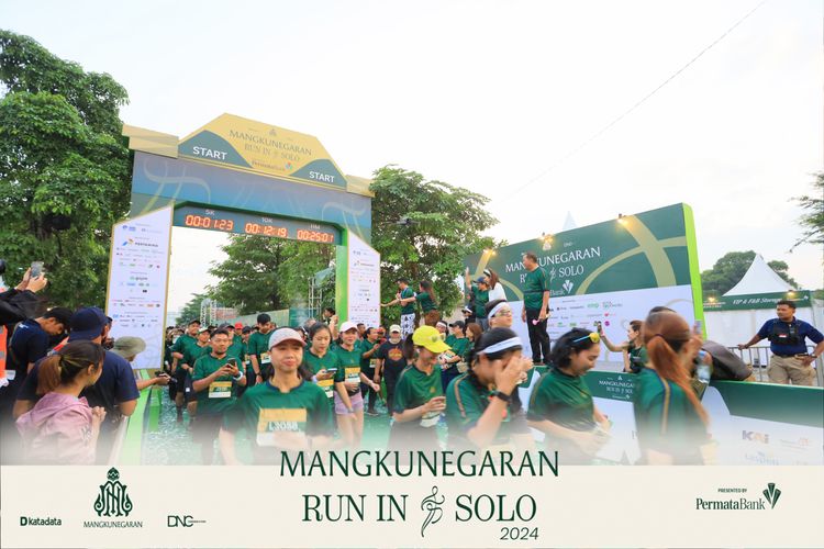 Race photo from Mangkunegaran Run 2024