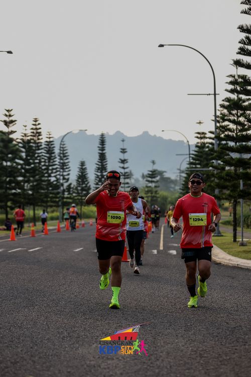 Race photo from CISANGKAN KBP CITY RUN 2025