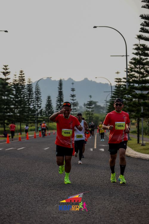 Race photo from CISANGKAN KBP CITY RUN 2025