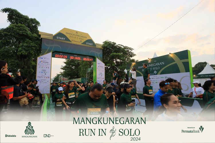 Race photo from Mangkunegaran Run 2024