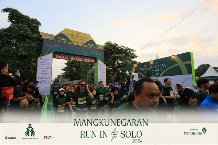 Race photo from Mangkunegaran Run 2024