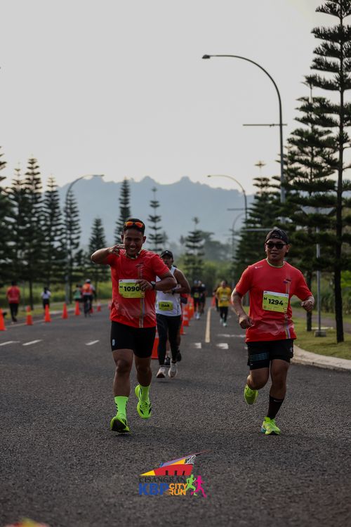 Race photo from CISANGKAN KBP CITY RUN 2025