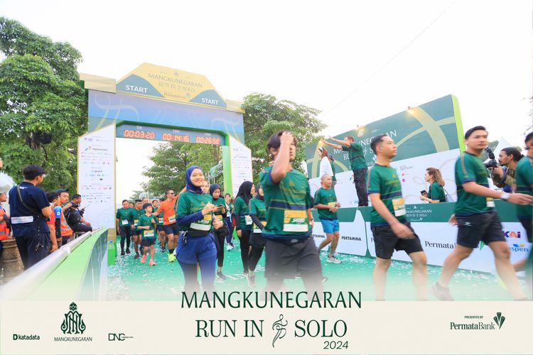 Race photo from Mangkunegaran Run 2024