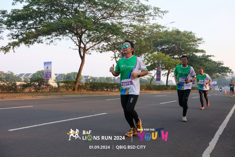 Race photo from BAF LIONS RUN 2024
