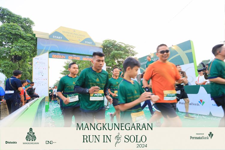 Race photo from Mangkunegaran Run 2024