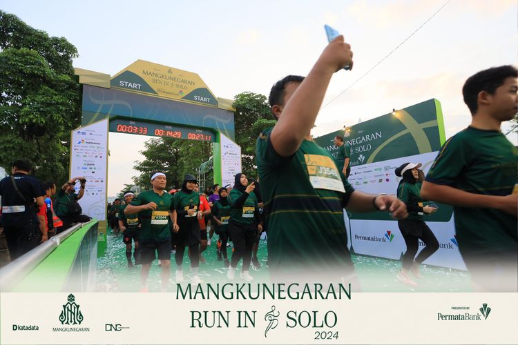 Race photo from Mangkunegaran Run 2024