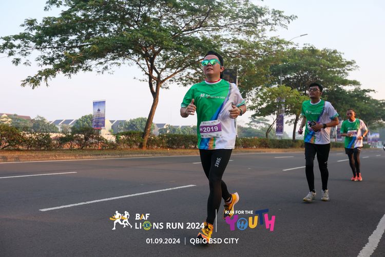 Race photo from BAF LIONS RUN 2024
