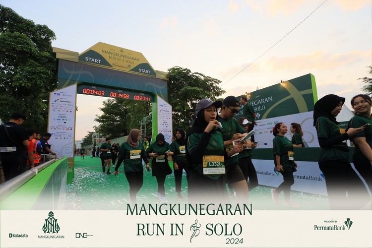 Race photo from Mangkunegaran Run 2024