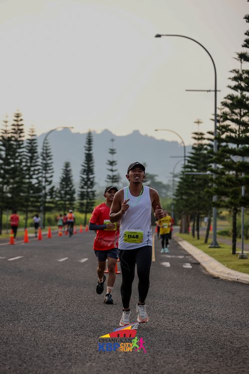 Race photo from CISANGKAN KBP CITY RUN 2025