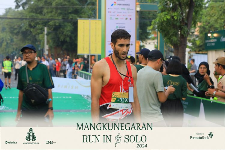 Race photo from Mangkunegaran Run 2024