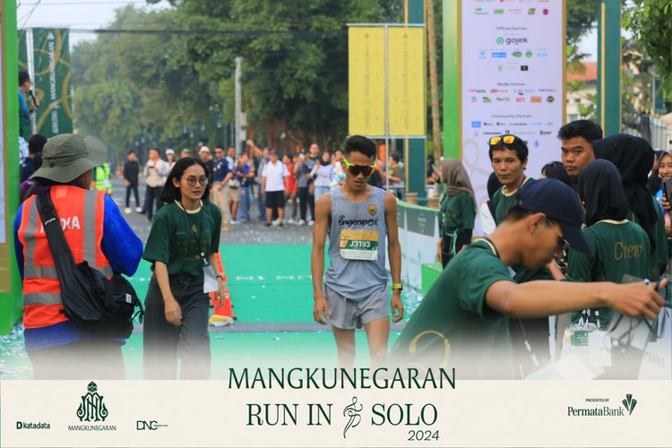 Race photo from Mangkunegaran Run 2024