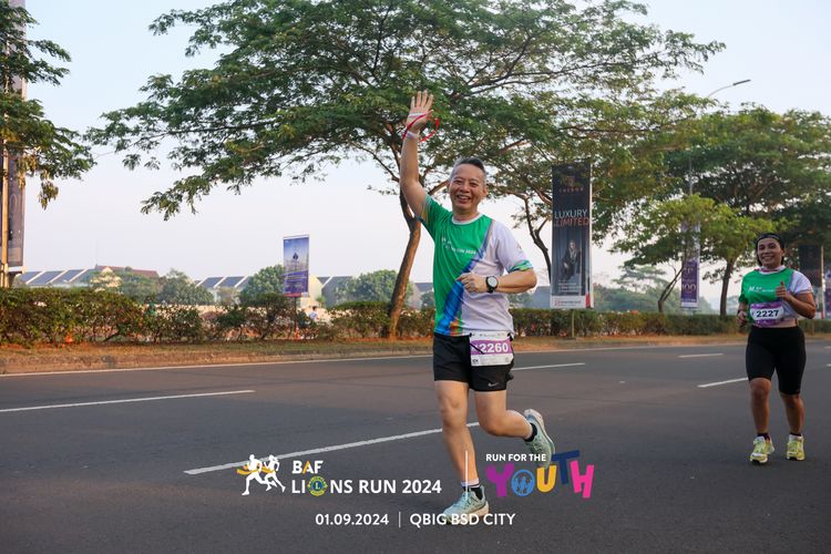 Race photo from BAF LIONS RUN 2024