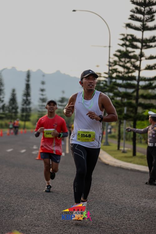 Race photo from CISANGKAN KBP CITY RUN 2025