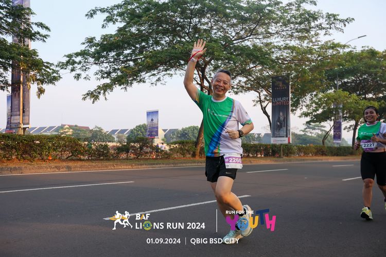Race photo from BAF LIONS RUN 2024