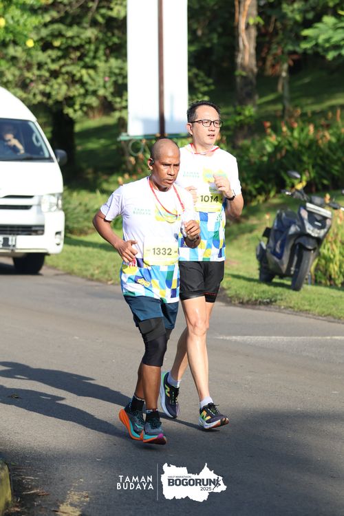 Race photo from Taman Budaya x BOGORUN 2025
